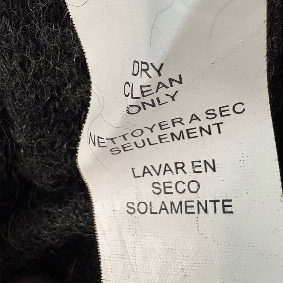 Cozy Charcoal Button-Up Cardigan High/Low - Picture 5 of 8